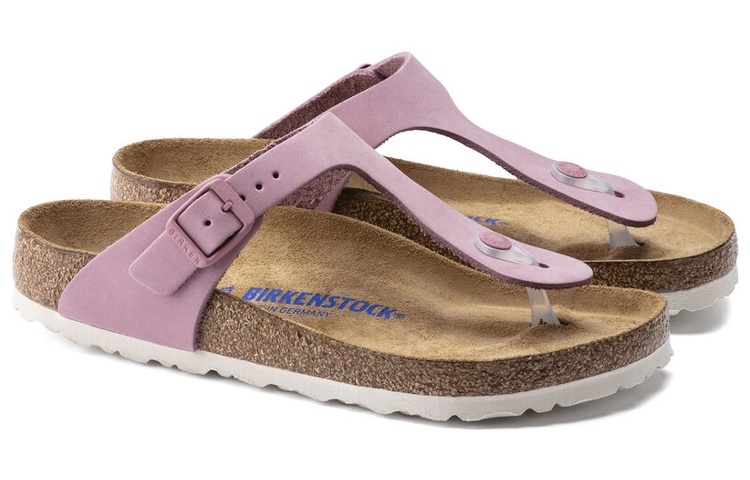 Lookbook (W) Birkenstock 人字拖鞋 '时尚舒适粉色' 1021417