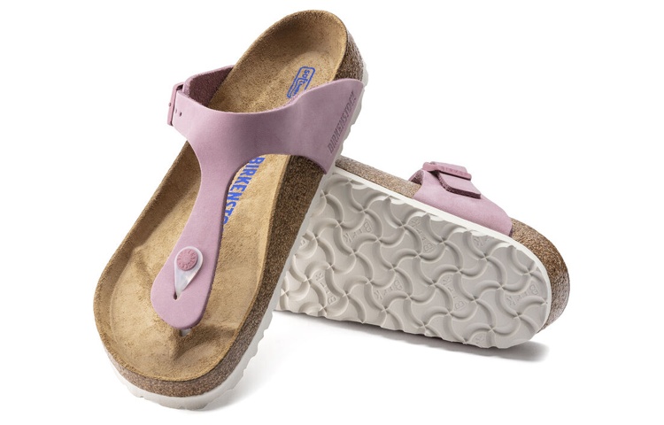 Shop (W) Birkenstock 人字拖鞋 '时尚舒适粉色' 1021417