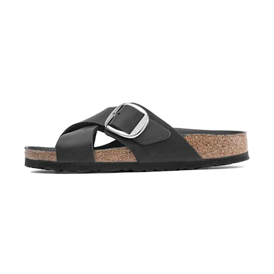 (W) Birkenstock Siena 'Black Narrow'