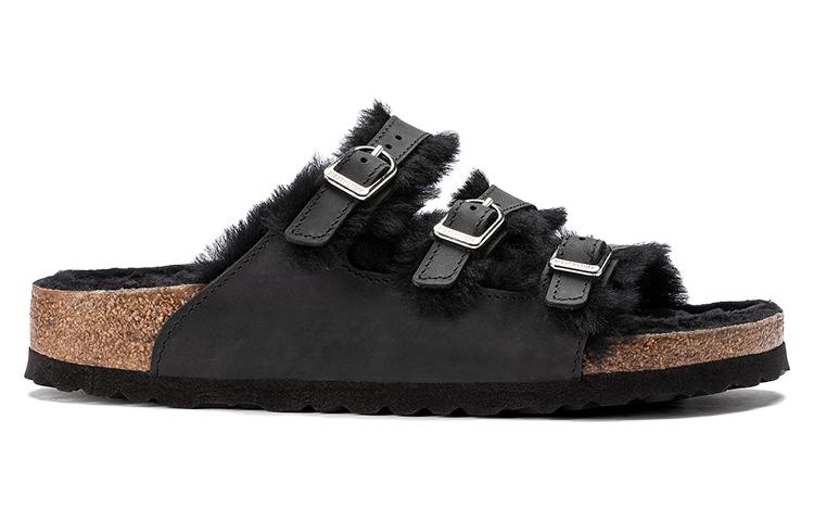 (W) Birkenstock Slide 'Black Leather' 圖 2