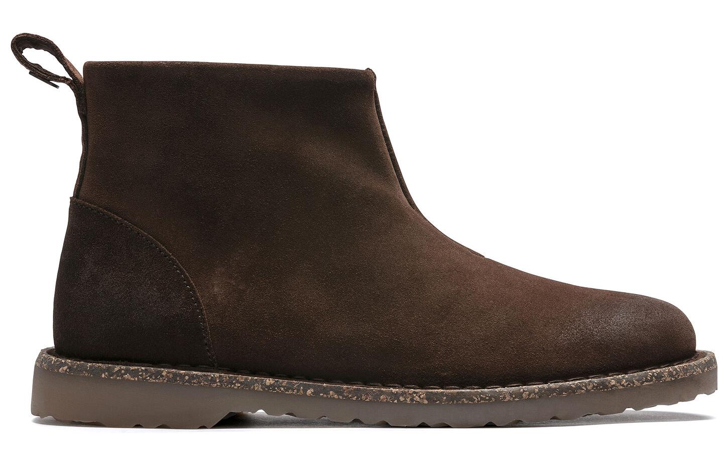Order (Women) Birkenstock Suede Boots 'Coffee Narrow Version' 1017290