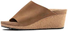 Buy (W) Birkenstock Suede Comfort Round Toe Wedge Slide 'Coklat' 1018275