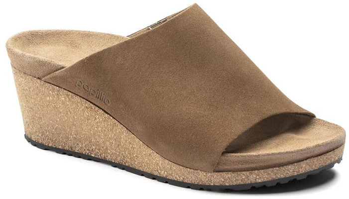 (W) Birkenstock Suede Comfort Round Toe Wedge Slide 'Coklat' 1018275 Order (W) Birkenstock Suede Comfort Round Toe Wedge Slide 'Coklat' 1018275