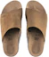 Shop (W) Birkenstock Suede Comfort Round Toe Wedge Slide 'Coklat' 1018275