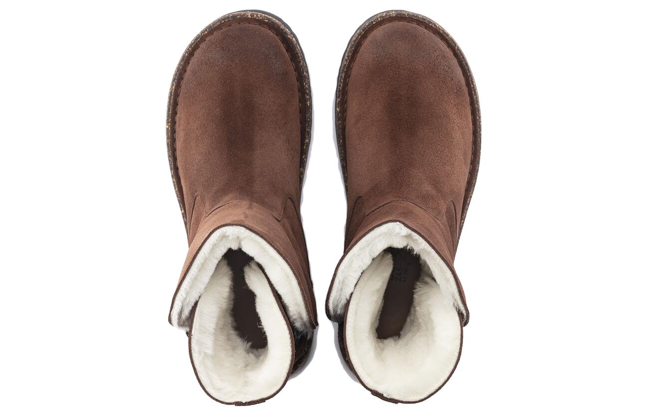 (W) Birkenstock Suede Short Boots 'CMFT Warm Red Brown' 圖 2