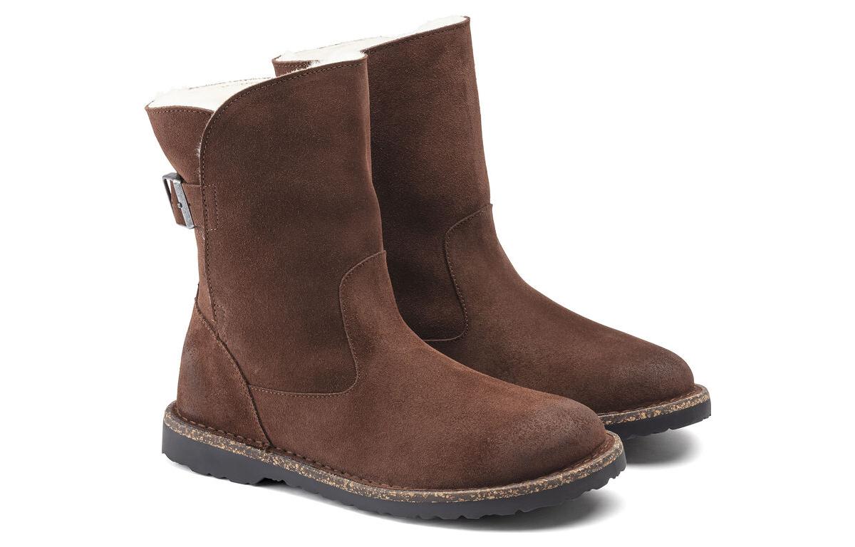 (W) Birkenstock Suede Short Boots 'CMFT Warm Red Brown' 圖 4
