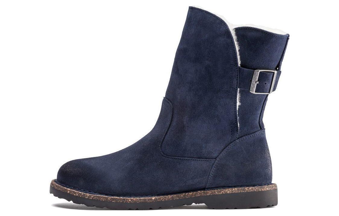 (W) Birkenstock Suede Short Boots 'Purple Regular'