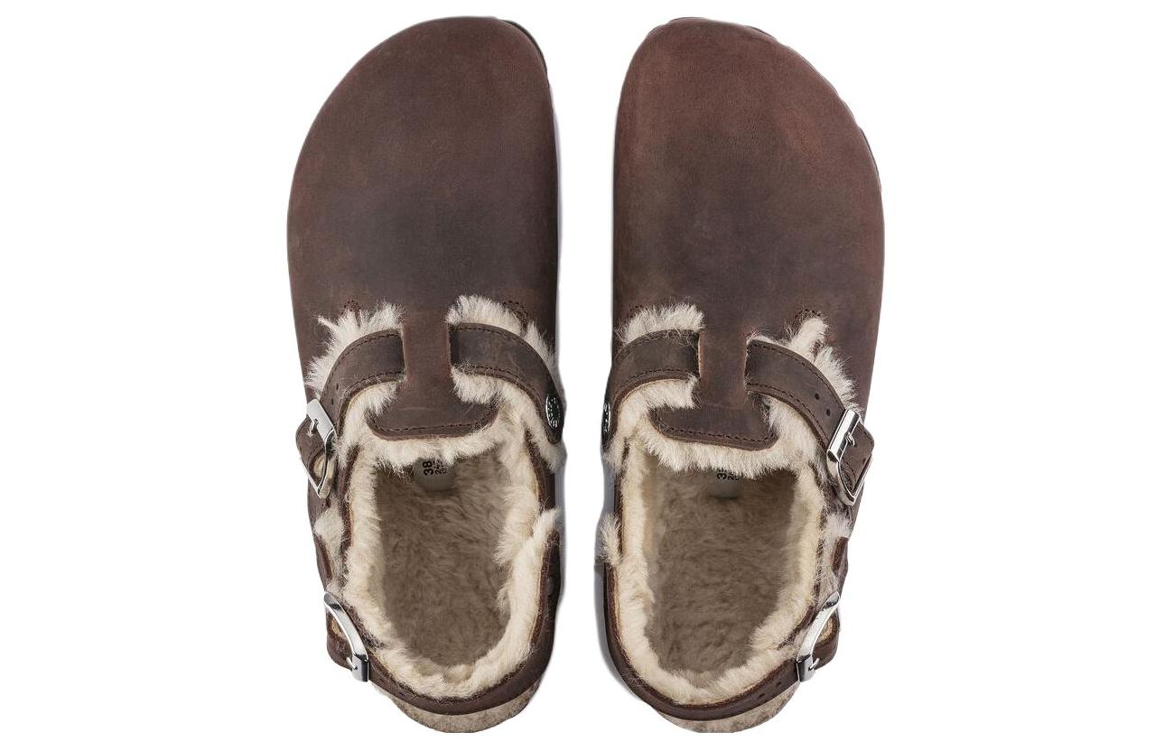 Purchase (W) Birkenstock Tokio Shearling Cuero Aceitado 'Habana' 1023222