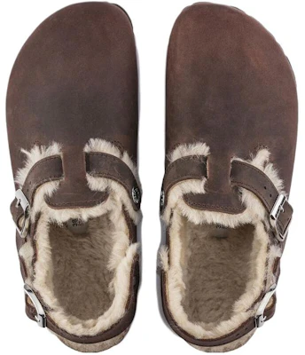(W) Birkenstock Tokio Shearling Cuero Aceitado 'Habana' 1023222 Purchase (W) Birkenstock Tokio Shearling Cuero Aceitado 'Habana' 1023222