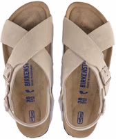 Shop (Women) Birkenstock Tulum Suede Leather 'Taupe' 1023247