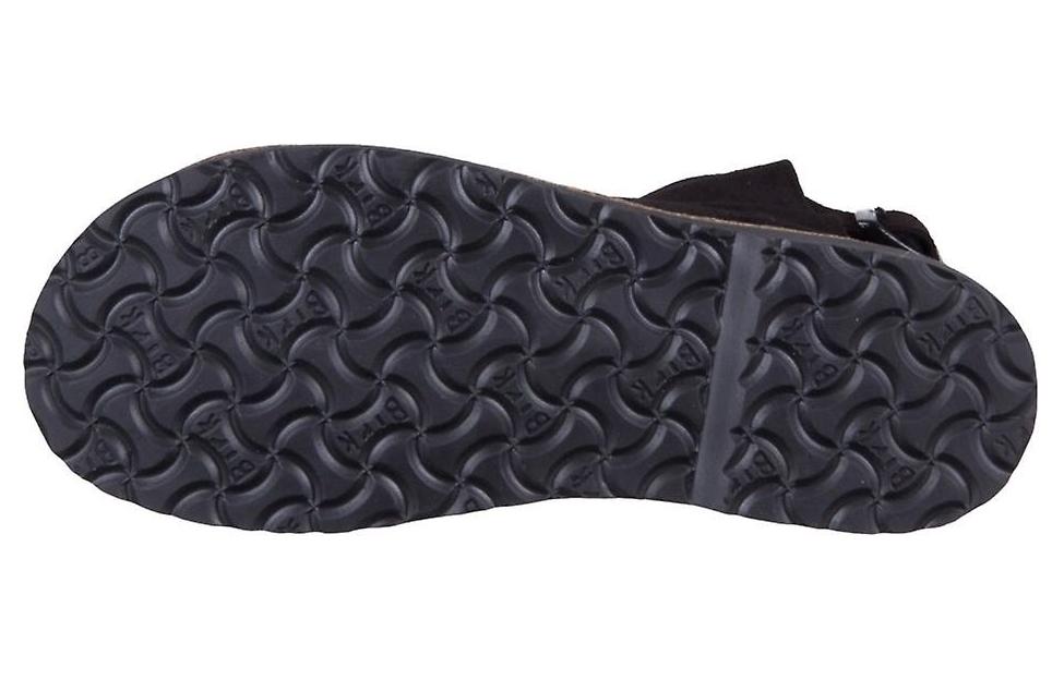 (W) Birkenstock Uppsala Shearling Suede Leather Narrow Fit 'Black' 圖 6