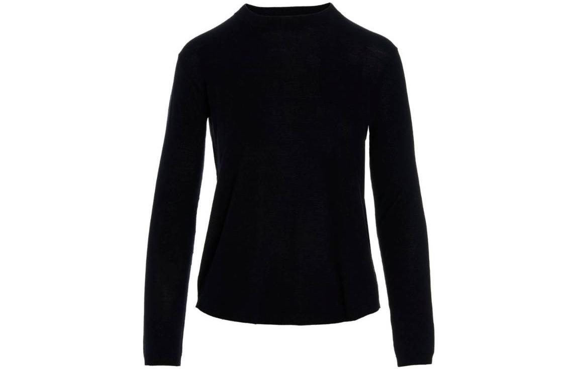 Order (Women) Black Crewneck Long-Sleeve Sweater - 'S Max Mara 93660529600-006