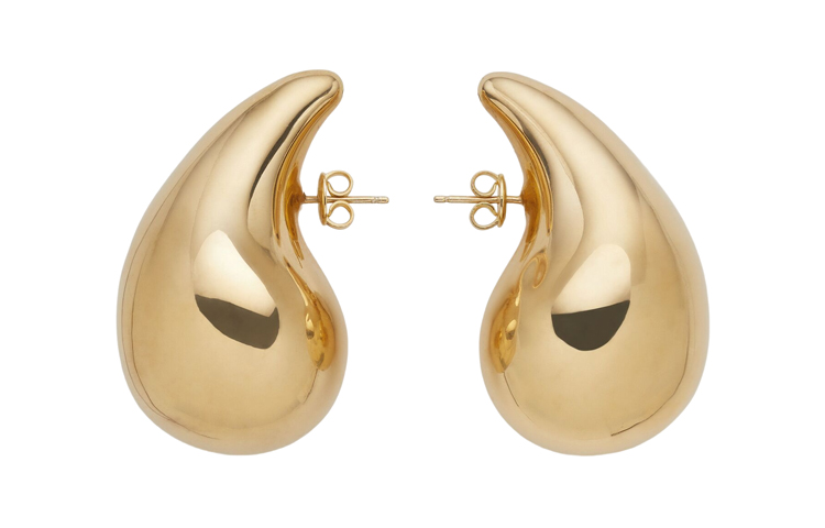 Order (Women) Bottega Veneta  18K Gold-Plated Waterdrop Earrings 720038VAHU08120