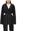 Buy (Women) Bottega Veneta Black Solid Color Short Hooded Coat. 728984V25I01000