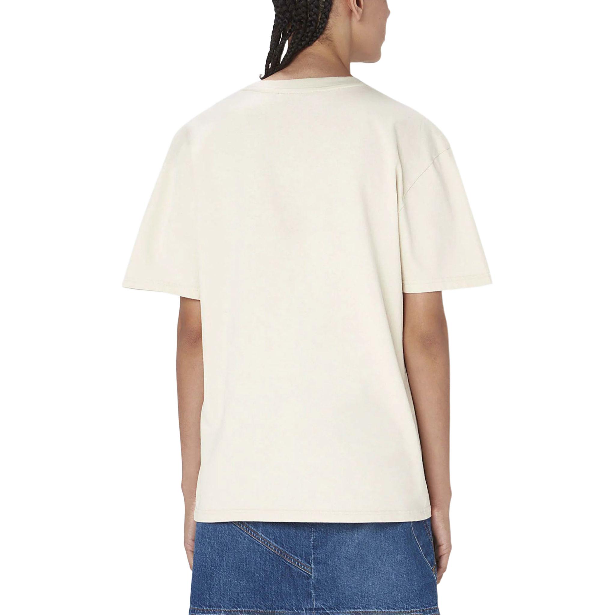 Shop (Women) Bottega Veneta  Logo Embroidered Oversized T-Shirt Beige FW23. 780550VKLZ09071