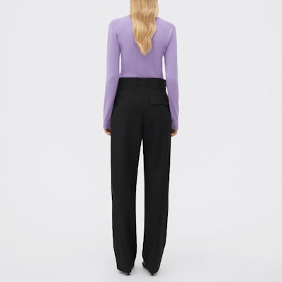 (W) Bottega Veneta Slim Fit Long Sleeve Sweater Ungu Lilac. 668585V1MK05117 Shop (W) Bottega Veneta Slim Fit Long Sleeve Sweater Ungu Lilac. 668585V1MK05117