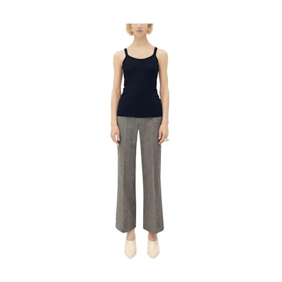 (Women) Bottega Veneta Slim Fit Tank Top Black 751861V32A04140