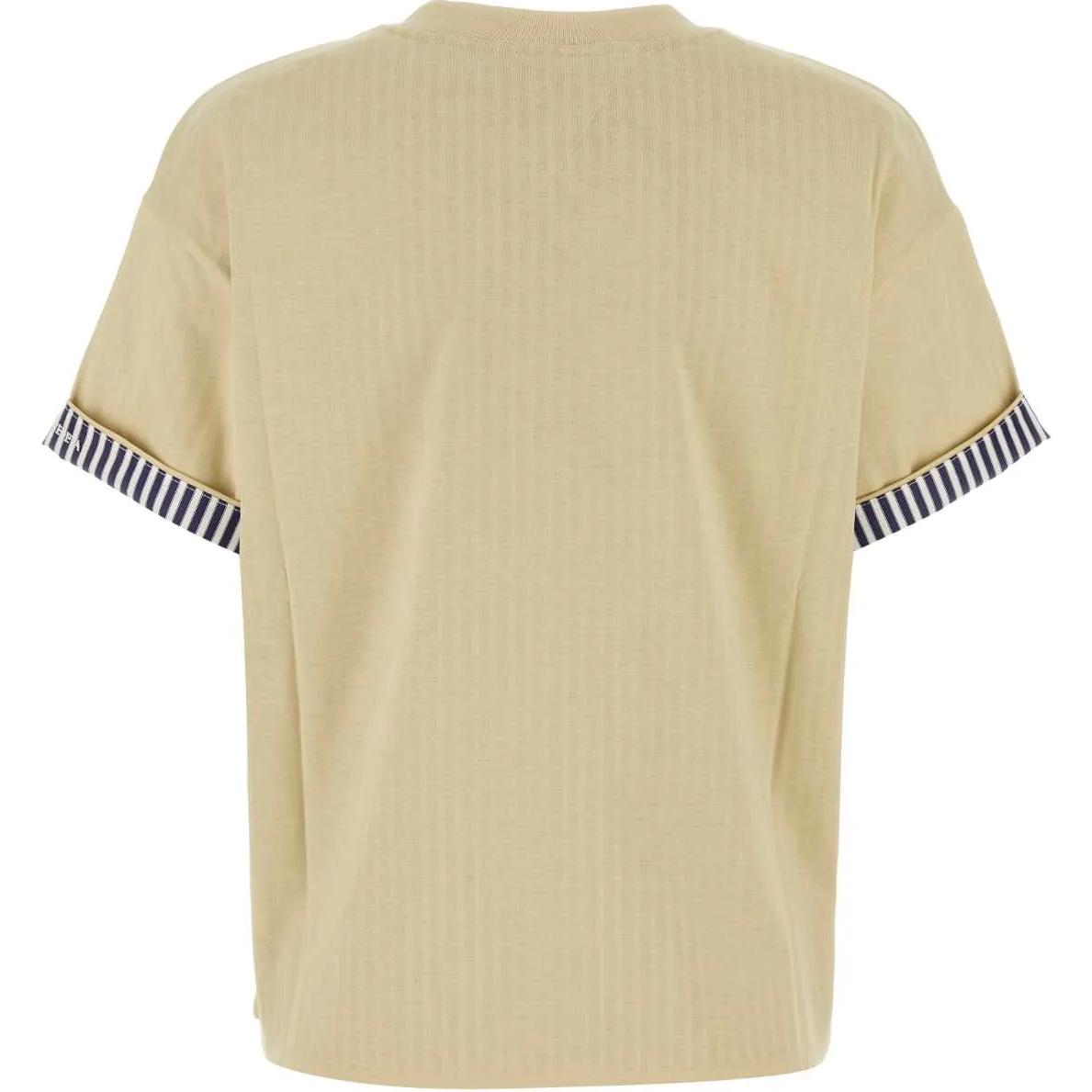 Lookbook (W) Bottega Veneta 條紋圓領修身T恤 奶油色 753811V4HQ09578