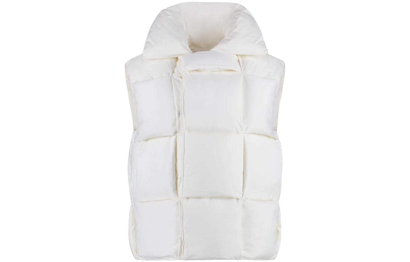 Order (Women) Bottega Veneta  White Solid Sleeveless Casual Polo Vest. 716970VF4K09071