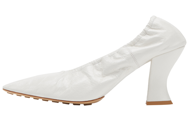 (W) Bottega Veneta Almond 'Luminescent White'