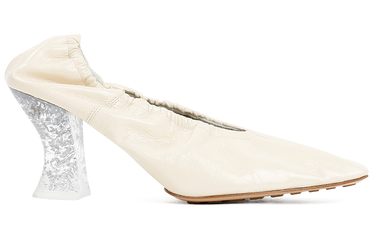 (W) Bottega Veneta Almond 'White Fashion High Heels' 圖 2