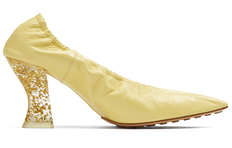 (W) Bottega Veneta Almond Heels 'Yellow' 圖 2