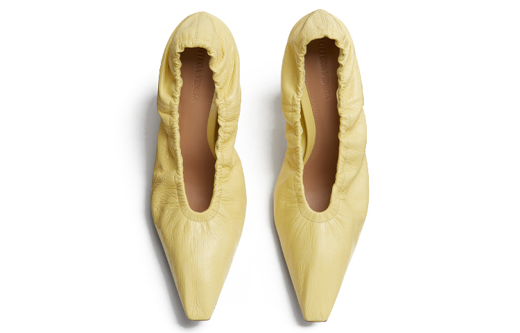 (W) Bottega Veneta Almond Heels 'Yellow' 圖 3