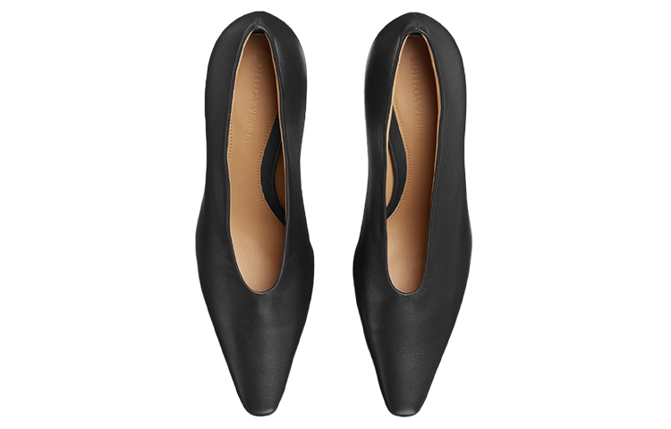 (W) Bottega Veneta Almond High Heel 'Black' 圖 3