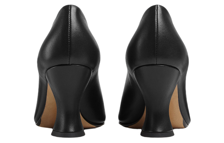 (W) Bottega Veneta Almond High Heel 'Black' 圖 4