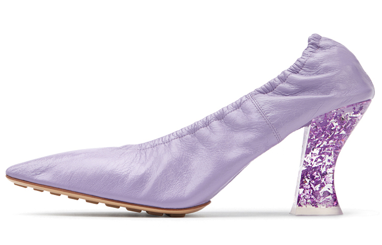 (W) Bottega Veneta Almond Pumps 'Light Purple'