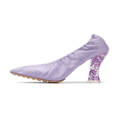 (W) Bottega Veneta Almond Pumps 'Light Purple'