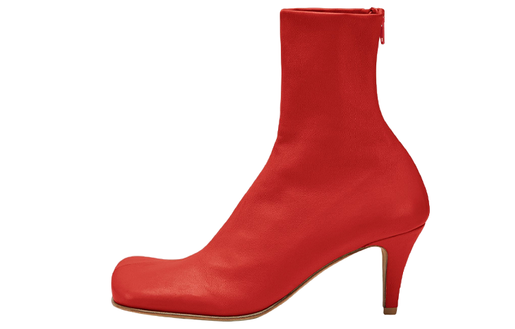 (Women) Bottega Veneta Ankle Boot 'Red Leather' 610238VBSO06144