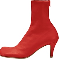 (Women) Bottega Veneta Ankle Boot 'Red Leather' 610238VBSO06144 (Women) Bottega Veneta Ankle Boot 'Red Leather' 610238VBSO06144