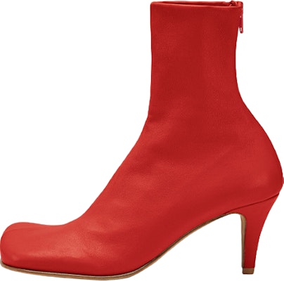 (Women) Bottega Veneta Ankle Boot 'Red Leather' 610238VBSO06144 Buy (Women) Bottega Veneta Ankle Boot 'Red Leather' 610238VBSO06144