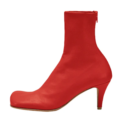 (W) Bottega Veneta Ankle Boot 'Red Leather'