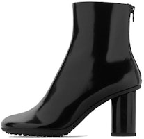 (Women) Bottega Veneta Atomic 'Black Leather Chunky Heel Ankle Boot' 753881V2LR01000 (Women) Bottega Veneta Atomic 'Black Leather Chunky Heel Ankle Boot' 753881V2LR01000