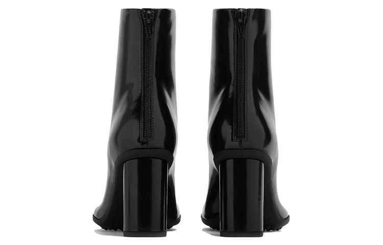 (W) Bottega Veneta Atomic 'Black Leather Chunky Heel Ankle Boot' 圖 5