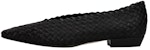 (W) 보테가 베네타 블랙 레더 발레 플랫 608875VBSN01000