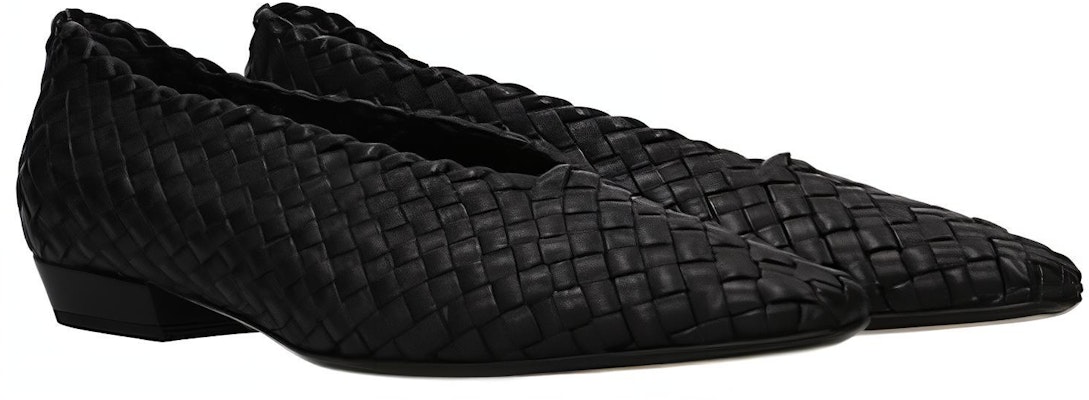 (W) Bottega Veneta Sepatu Balet 'Kulit Hitam' 608875VBSN01000 Order (W) Bottega Veneta Sepatu Balet 'Kulit Hitam' 608875VBSN01000