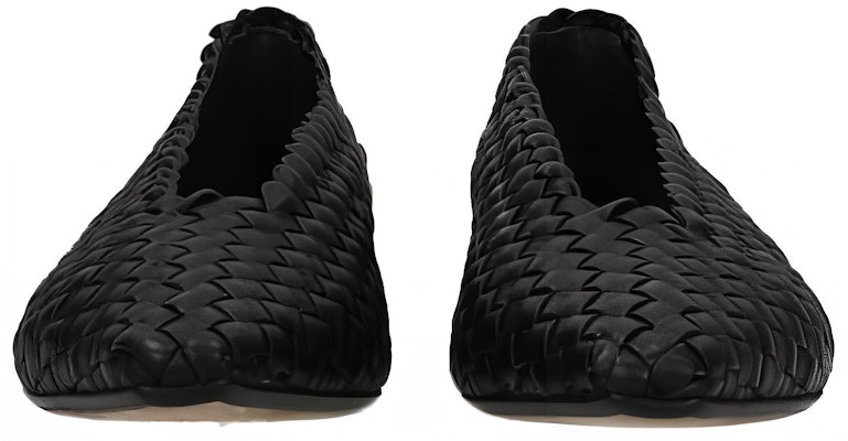 (W) Bottega Veneta Sepatu Balet 'Kulit Hitam' 608875VBSN01000 Purchase (W) Bottega Veneta Sepatu Balet 'Kulit Hitam' 608875VBSN01000