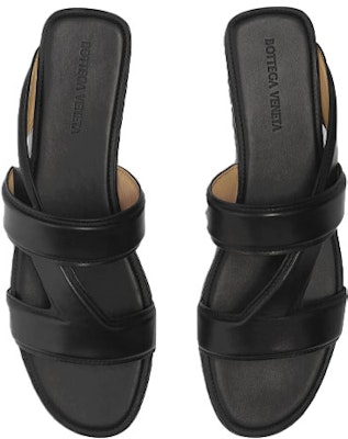 (Women) Bottega Veneta Band Flat 'Outdoor Trend Black' 651374VBSL01000 Shop (Women) Bottega Veneta Band Flat 'Outdoor Trend Black' 651374VBSL01000