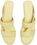 Lookbook (W) ボッテガヴェネタ バンド フラットサンダル (イエロー) 651374VBSL07411