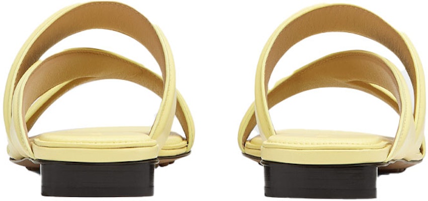 Bottega Veneta 葆蝶家 Band Flat 簡約舒適一字型時尚涼拖 女款 黃 Purchase Bottega Veneta 葆蝶家 Band Flat 簡約舒適一字型時尚涼拖 女款 黃