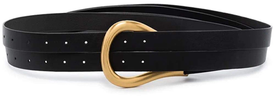 (Women) Bottega Veneta Black Horseshoe Buckle Belt 5cm Wide 577040VMAU18648 Order (Women) Bottega Veneta Black Horseshoe Buckle Belt 5cm Wide 577040VMAU18648
