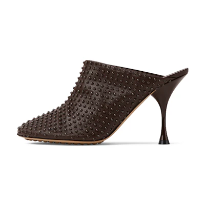 (W) Bottega Veneta Bullet Dot Sock 'Brown Leather'
