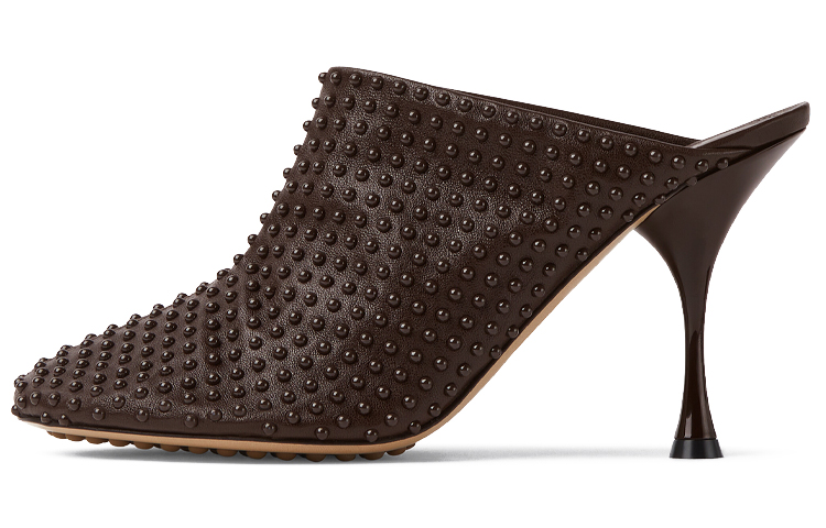 (Women) Bottega Veneta Bullet Dot Sock 'Brown Leather' 667182VBP422113