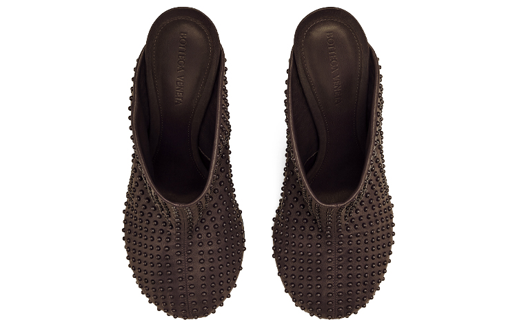 Lookbook (Women) Bottega Veneta Bullet Dot Sock 'Brown Leather' 667182VBP422113