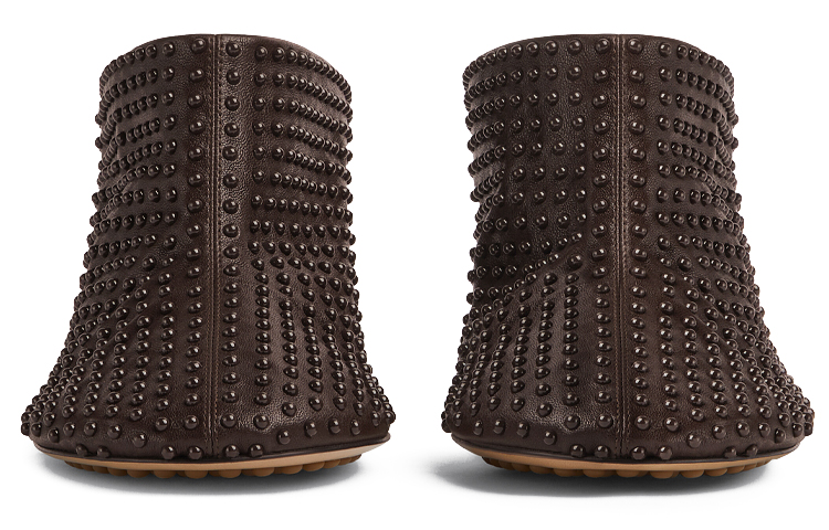 Shop (Women) Bottega Veneta Bullet Dot Sock 'Brown Leather' 667182VBP422113