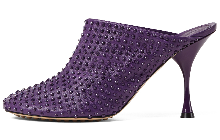 (W) Bottega Veneta Bullet Dot Sock 'Purple'