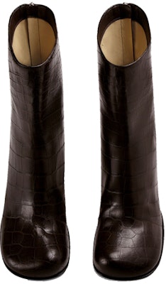 (Women) Bottega Veneta BV Bloc 'Embossed Leather Brown Ankle Boot' 667216V10O02113 Shop (Women) Bottega Veneta BV Bloc 'Embossed Leather Brown Ankle Boot' 667216V10O02113